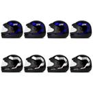 Capacete Sport Moto 788 8 Unidades Azul - Branco 58