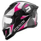 Capacete Stealth Concept Moto Fechado Pro Tork Adulto Segurança Conforto Proteção Resistência Masculino Feminino