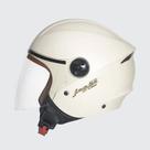 Capacete Taurus Joy 23 By Interna De Couro Marrom Bege