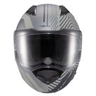 Capacete Texx Escam Kratos Cyber Cinz Fosc 60 F016