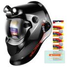 Capacete TRQWH Auto Darkening Solar Welding Hood Shade 9-13