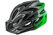 Capacete Tsw Raptor 1 Com Led Preto Verde e Cinza