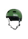 Capacete verde fita camuflada pro brilho niggli