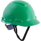 Capacete Verde, Suspensão com Ajuste Fácil e Jugular, aba Frontal, H 700, 3M Verde