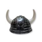 Capacete Viking Prata com Chifres Infantil