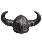 Capacete Viking Prata Fantasia Chifre Nórdico Cosplay