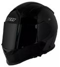 Capacete X11 Revo Pro All Black + Viseira Extra Tamanho 56