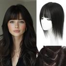Capacetes de cabelo HVVZOY Real Human Hair para mulheres que emagrecem