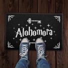 Capacho 60x40cm ALOHOMORA Harry Potter - Preto