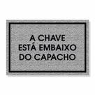 Capacho a chave está embaixo