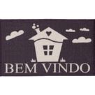 Capacho Antiderrapante Clean 35 Cinza 0,45x0,75m