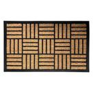 Capacho Antiderrapante Fibra De Coco Horizontal 75cm X 45cm Comprimento 75 Cm Desenho Do Tecido Quadrado Largura 45 Cm