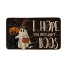 Capacho Artoid Mode Black Ghost Pumpkins Cat Halloween 43x74cm