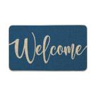 Capacho Artoid Mode Blue Welcome Winter 43x74cm Poliéster