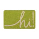 Capacho Artoid Mode Green Hi Doormat Home Spring Summer Decor Capacho Artoid Mode Green Hi Doormat Home Spring Summer Decor
