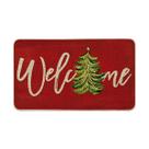 Capacho Artoid Mode Red Xmas Tree Christmas Tree 43x74cm