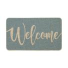 Capacho Artoid Mode Sky Blue Welcome Spring 43x74cm Capacho Artoid Mode Sky Blue Welcome Spring 43x74cm