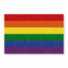 Capacho bandeira lgbtqia+