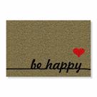 Capacho be happy cores:bege