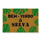 Capacho bem-vindo à selva cores:ouro