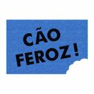 Capacho cão feroz cores:vermelho