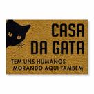 Capacho casa da gata cores:ouro
