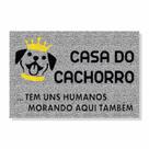 Capacho casa do cachorro cores:prata
