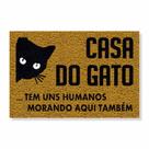 Capacho casa do gato cores:ouro