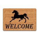 Capacho de borracha antiderrapante GXFC ZHAO Funny Welcome Horse
