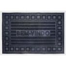 Capacho de Borracha Dots Bem-Vindo Quadrados 60X40Cm - Uzoo