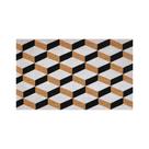 Capacho De Porta Fibra De Coco Geometrico 75X45Cm - Uzoo