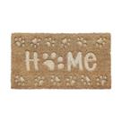 Capacho De Porta Fibra De Coco Relevo Home Pet 60X33Cm - Uzoo