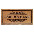 Capacho De Porta Fibra De Coco Slim Lar Doce Lar 70X33Cm - Uzoo
