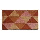 Capacho De Porta Fibra De Coco Triângulos Industrial 60X33Cm - Uzoo