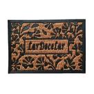 Capacho De Porta Fibra Emborrachado Panamá Floral 60X40Cm - Uzoo
