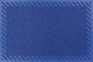 Capacho De Porta Vinílico Diagonale Azul 90X60Cm - Uzoo