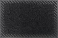 Capacho De Porta Vinílico Diagonale Preto Black 90X60Cm - Uzoo