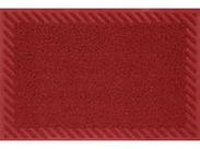 Capacho De Porta Vinílico Diagonale Vermelho Escuro 90X60Cm - Uzoo