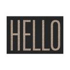 Capacho De Porta Vinílico Estampado Hello 60x40cm Uzoo