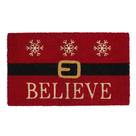 Capacho DII Believe Papai Noel Fibra Natural 46x76 cm