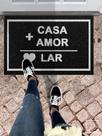 Capacho Divertido - Casa + Amor = Lar