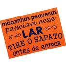 Capacho Divertido Mãozinhas Pequenas 60x40cm Capacho Divertido Mãozinhas Pequenas 60x40cm