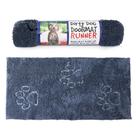 Capacho Dog Gone Smart Dirty Dog, cinza superabsorvente