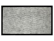 Capacho Fenice Texturas Ondas cinza Grey 70X40Cm - Uzoo Capacho Fenice Texturas Ondas cinza Grey 70X40Cm - Uzoo