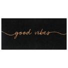 Capacho Fibra de Coco - Slim Retangular - 70cm x 33cm - Good Vibes - UZOO