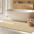 Capacho hicorfe 51 x 122 cm antiderrapante e absorvente para uso interno