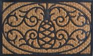 Capacho Imports Décor Abacaxi em Fibra de Coco e Borracha 46x76cm