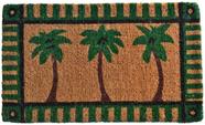 Capacho Imports Décor de Fibra de Coco com Estampa de Palmeira 46x76x3 cm