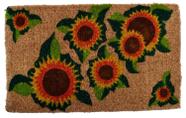 Capacho Imports Décor de Fibra de Coco Girassol 46x76x2,5 cm