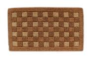 Capacho Imports Décor em Fibra de Coco Xadrez 46x76 cm
